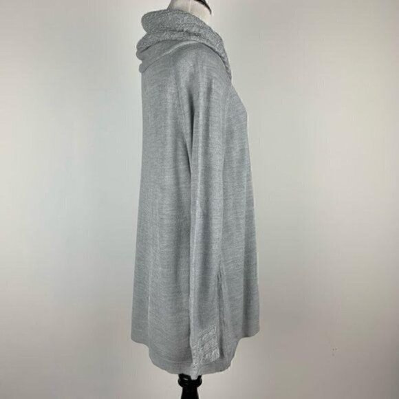 White stag sweater size XL 16-18 Gray metallic - Picture 3 of 8